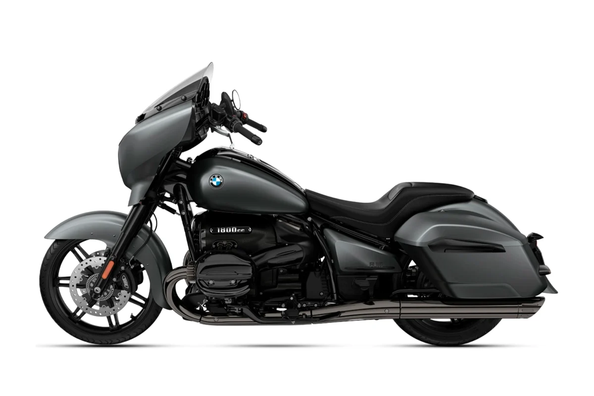 BMW R 18 B, Mineralgrau metallic matt: Blacked Out