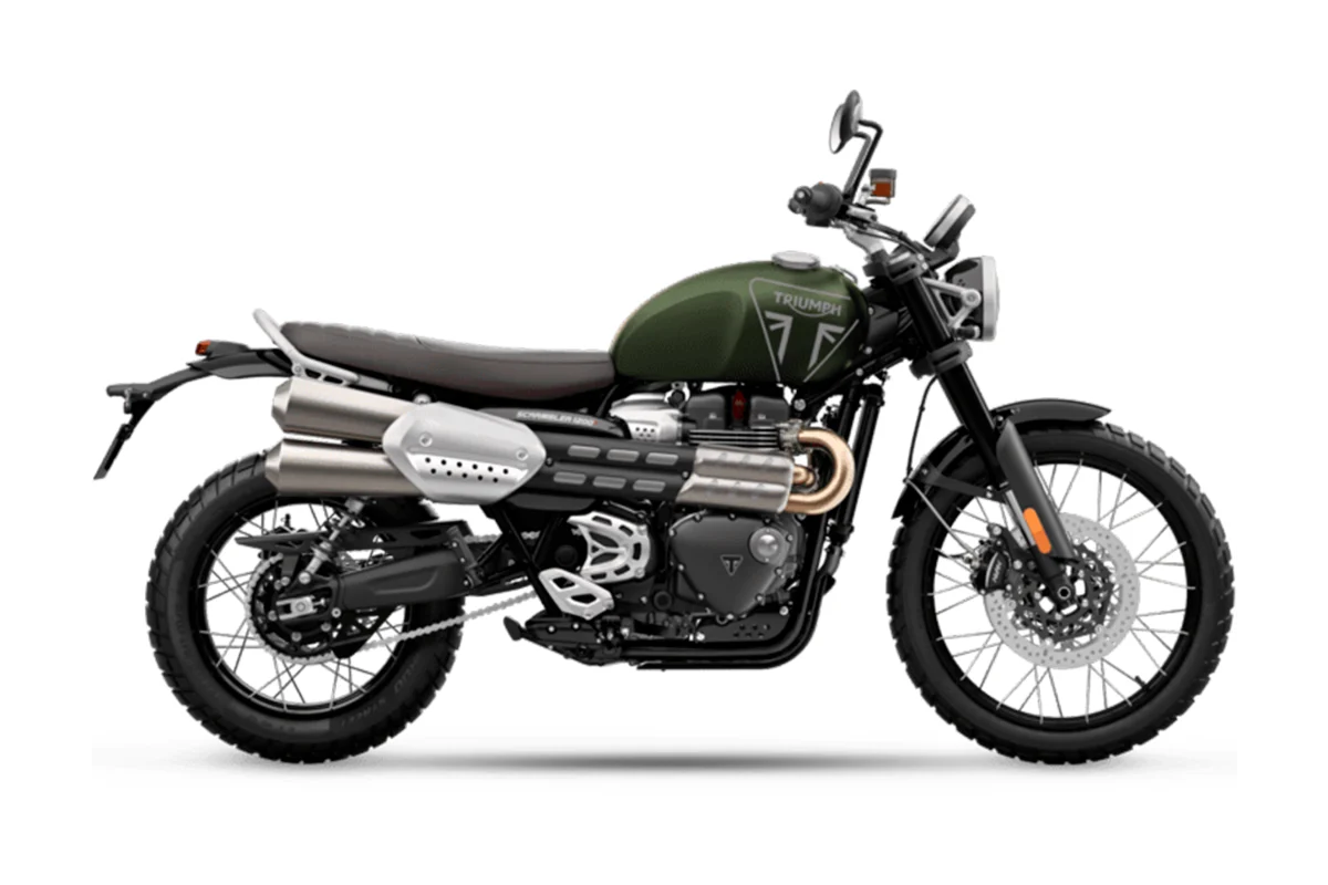 Triumph SCRAMBLER 1200 X, Matte Khaki Green