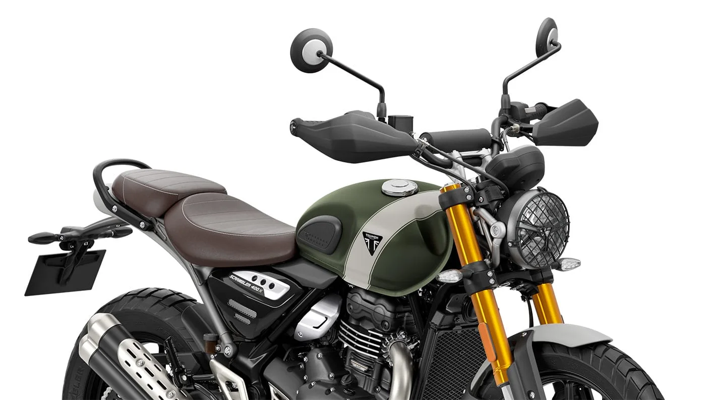 Triumph SCRAMBLER 400 X — дизайн