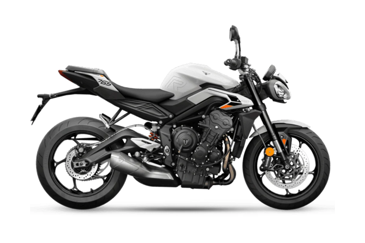 Triumph STREET TRIPLE 765 R, Pure White