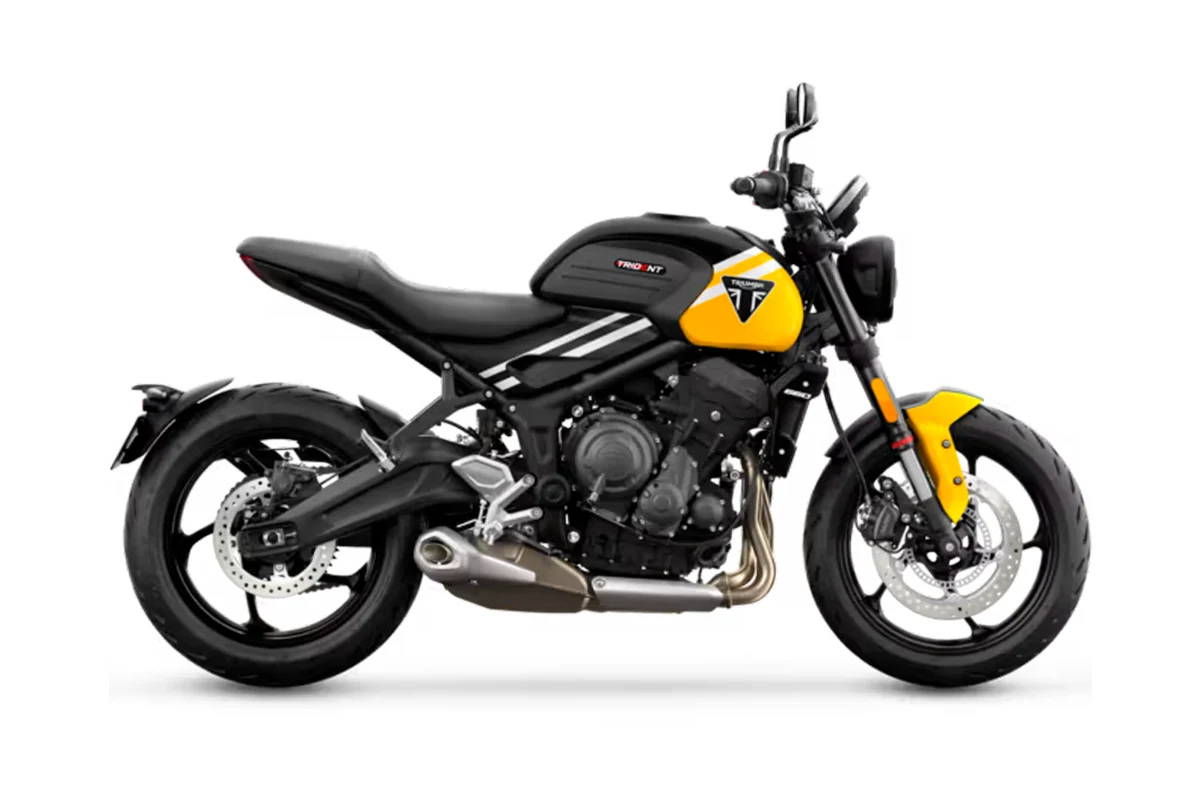 Triumph Trident 660, Cosmic Yellow Sapphire Black